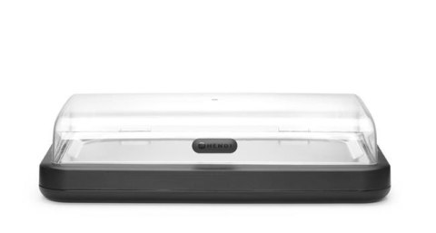 Witrynka chłodząca UNIQ, HENDI, GN 1/1, czarny, 593x389x(H)147mm