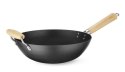 Wok z drewnianym uchwytem, HENDI, ⌀324x565mm