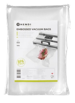 Worki moletowane do gotowania sous vide, 100 szt., 150x250mm