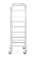 Wózek do transportu koszy do zmywarek, 7 × 500×500 mm