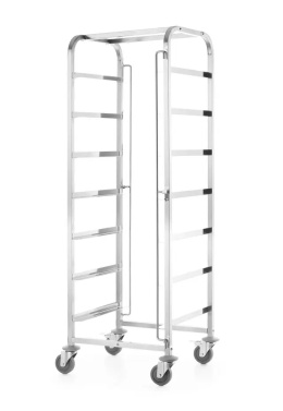 Wózek do transportu koszy do zmywarek, 7 × 500×500 mm