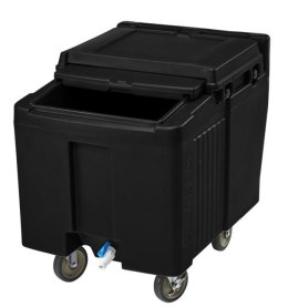 Wózek na lód ICS125L Sliding Lid, Cambro, 125L, czarny