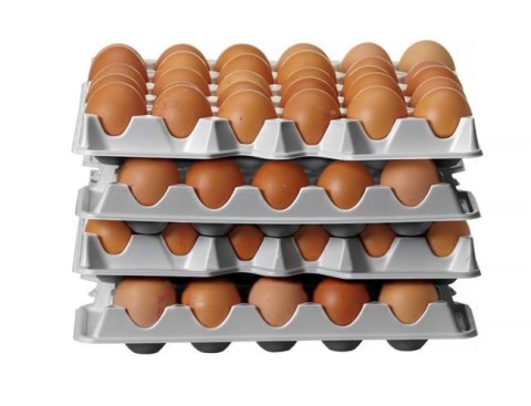 Zestaw 4 tacek na jajka HENDI OVOBOX 120, 291x288x(H)41mm