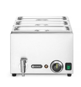 Zestaw: Bemar z kranem spustowym + 3x GN 1/3 z pokrywką , HENDI