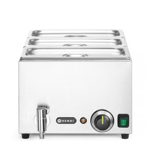 Zestaw: Bemar z kranem spustowym + 3x GN 1/3 z pokrywką , HENDI