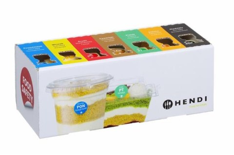 Zestaw etykiet jednorazowych z podajnikiem, HENDI