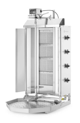 Kebab gazowy, HENDI, Profi Line, 230V/16W, 13kW, 735x745x(H)1110mm