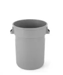 Kontener okrągły, AmerBox, 120L, jasnoszary, ⌀550x(H)690mm