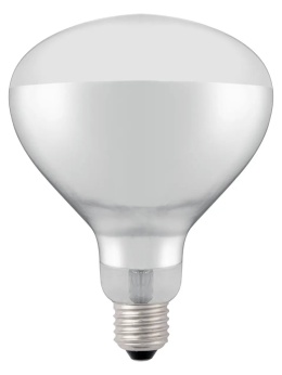 Żarówka na podczerwień do lampy do podgrzewania potraw 230V/250W, ⌀125x(H)170mm biała