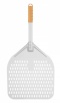 Łopata do pizzy perforowana z krótką rączką, kwadratowa 350x710mm