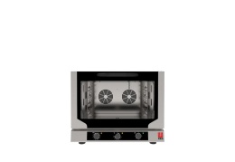 Piec konwekcyjny z nawilżaniem Evolution 4x 530x325 mm GN1/1, elektryczny, sterowany elektromechanicznie, Tecnoeka, GN 1/1
