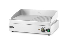 Płyta grillowa 1/2 gładka, 1/2 ryflowana 527x404x(H)233mm Hendi