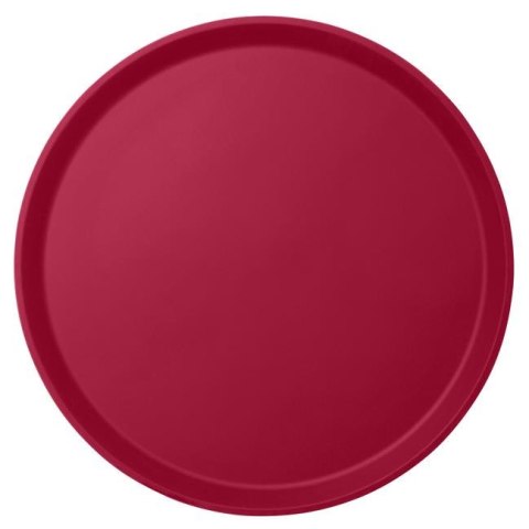 Taca do serwowania okrągła, antypoślizgowa czarna, śr. 355 mm