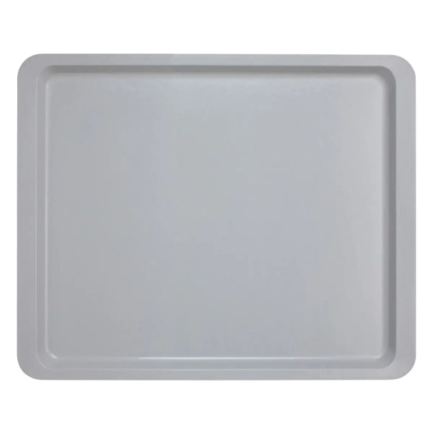 Taca poliestrowa z płaskim rantem, granitowa 370x530