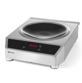 Wok indukcyjny 3500, kuchenka + wok, 230V/3500W, 340x450x(H)295mm