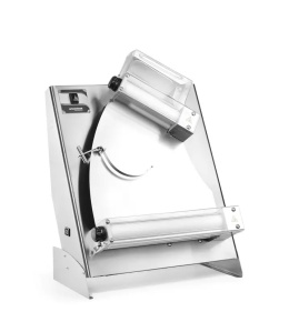 Wałkownica elektryczna do pizzy Prismafood 400 z 2 parami wałków, Prismafood 585x43