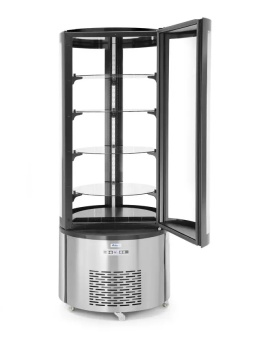 Witryna chłodnicza okrągła, Arktic, 360L, 220-240V/460W, ⌀680x(H)1755mm